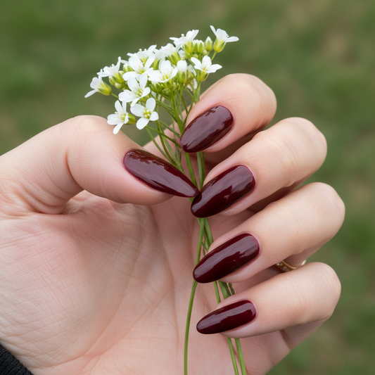 Natural Hand Holding Wildflowers